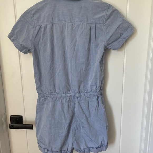 Wilfred Free by Aritzia chambray Romper. - Picture 3 of 3